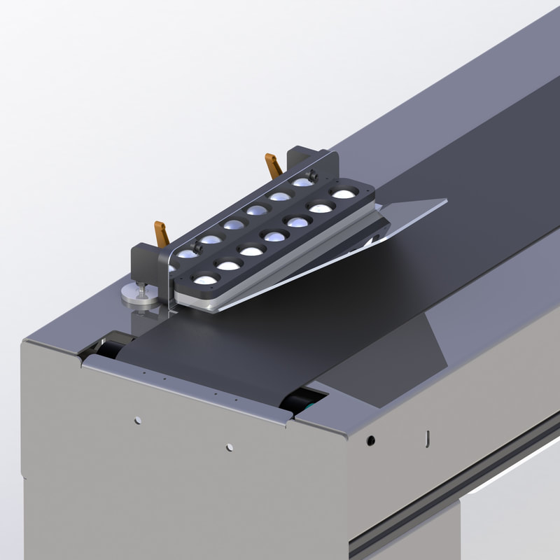 Linemods CNV 6 6' conveyor ball register guide
