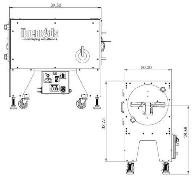Linemods ITC 144 Innovative Turn Conveyor specs